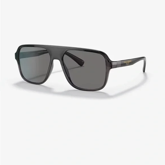 NWOT✨DOLCE&GABBANA✨ Black square polarized sunglasses w/dark grey lenses DG6134 - Picture 1 of 6